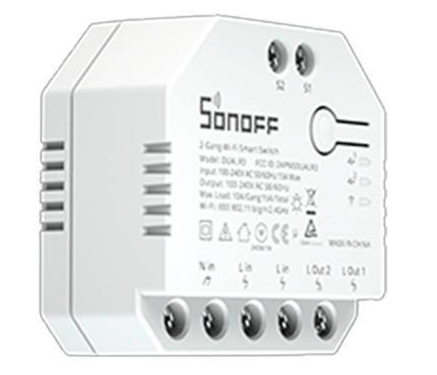 Sonoff Inteligentny przełącznik WiFi Dual R3 6920075775402 - 689459 - zdjęcie